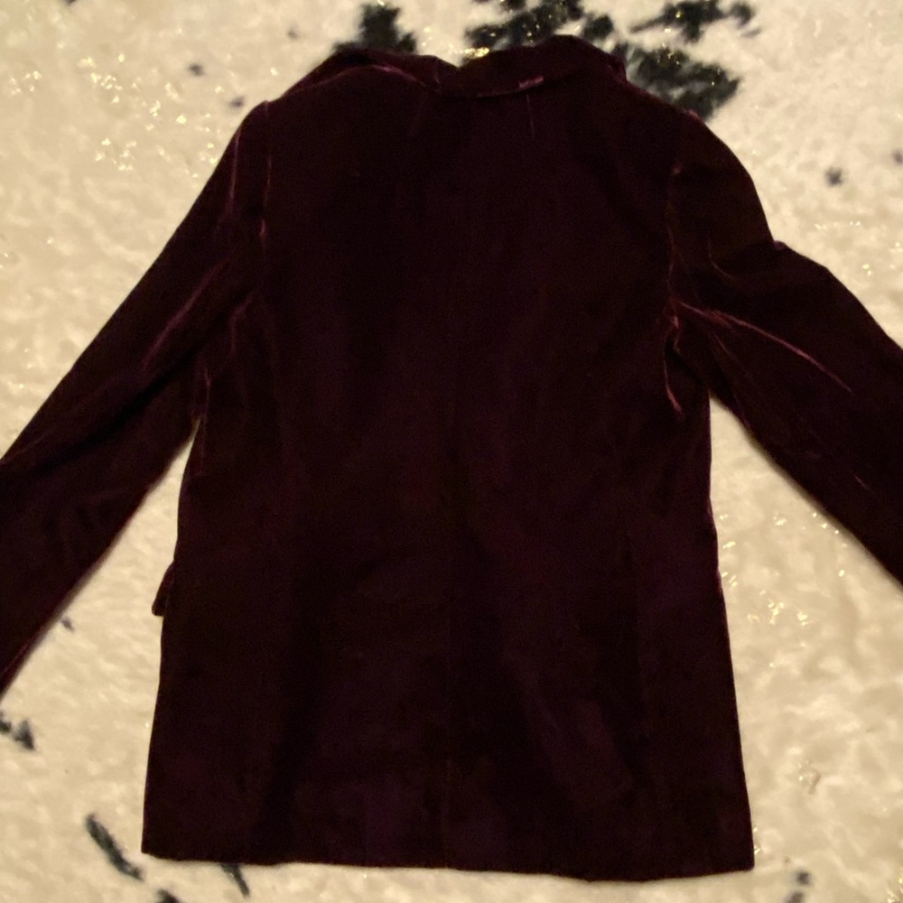 Banana Republic Velvet Blazer in Purple ☔️ - Picture 7 of 10